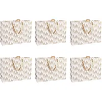 Clairefontaine 6x Precious Geschenktasche 37,3x11,8x27,5cm Gold, X-32805-6C