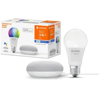 LEDVANCE Google Home Mini Starter-Set Speaker Kreide + RGBW