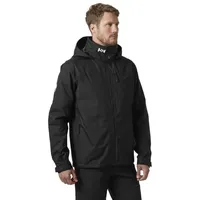 HELLY HANSEN Crew Hooded Midlayer 2 Jacke - Black