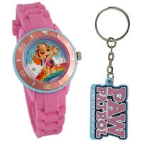 Paw Patrol Armbanduhr mit Schlüsselanhänger Pink 35 mm japanisches