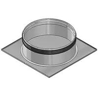 Zehnder Deckel mit Stutzen Revisionsöffnung DN 160 weiß