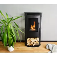 Glow Fire Ethanol Kamin 'Göteborg' | Ethanolofen in schwarz
