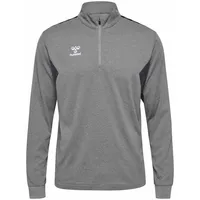 Hummel Authentic Halbreißverschluss-sweatshirt - Grey Melange - 2XL