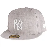 New Era 59Fifty New York Yankees Heather grey-white