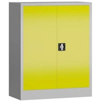 Classix Aktenschrank 80 x 38 x 100 cm grau/gelb