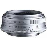 Voigtländer Color-Skopar 18mm f2,8mm Fujifilm X Mount silber