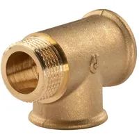 Selfio Messing Gewinde-Fitting T-Stück 3/4' IG - 3/4" IG