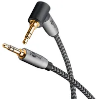 Goobay 65282 AUX, 3,5 mm Stereo, 90°, 3.0m