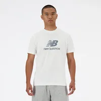 New Balance Sport Essentials Logo Kurzarm-T-Shirt White L