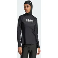 Adidas Damen Hemd Rashguard, Black, M