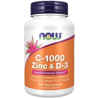 NOW Foods C-1000 Zinc & D-3