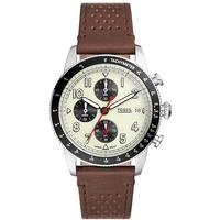 Fossil Sport Tourer uhr für Herren, Chronographenwerk mit Edelstahl-