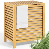 CASARIA CASARIA® Wäschekorb mit Deckel Bambus 70L Wäschesammler 62x51x36cm