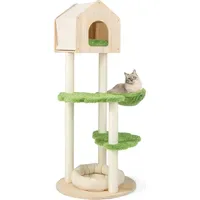 Costway Katzenbaum Kratzbaum 139 cm grün