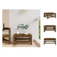 VidaXL Gartenhocker 57,5 x 57,5 x 30 cm braun