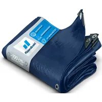Floordirekt Abdeckplane 240 g/m2 blau 1,5 x 6 m