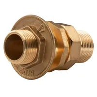 Tradecom Messing Gewinde-Fitting Verschraubung gerade Anschluss für Tank 3