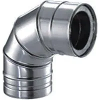 Schiedel Schornstein Bogen 90 Grad Edelstahl DW DN 130