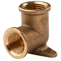 Selfio Messing Gewinde-Fitting Wandwinkel 1/2" IG - 1/2" IG