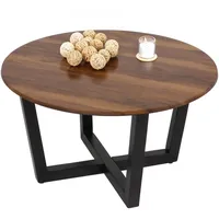 MCW Couchtisch MCW-M61, Beistelltisch Sofatisch, Massiv-Holz HPL Laminat Melamin