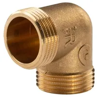 Tradecom Messing Gewinde-Fitting 90° Winkel 1"AG 1"AG (DN 25)