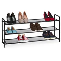 Relaxdays Schuhregal, 12 Paar Schuhe, HxBxT: 48 x 100