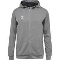 Hummel Authentic Pl Kapuzenjacke grau XL
