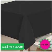 Sensalux Tischdecke, abwaschbar, Vorteilspack, 10 Stück, 1,18m x 2,5m,