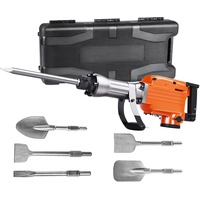 Vevor Hochleistung-Betonbrecher Abbruchhammer Stemmhammer Stemmhämmer 2200 W 6 Meißel