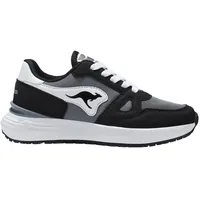 KangaROOS K-Sneak Jay Kinder Jet Black/Steel Grey 29