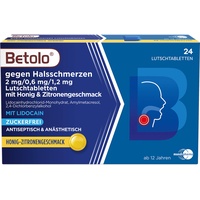 Hermes Arzneimittel Betolo gegen Halsschm.2/0.6/1.2mg Lutschtab.Hon-Zi