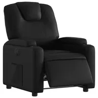 VidaXL Relaxsessel Elektrisch Schwarz Kunstleder