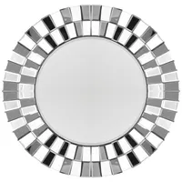Kayoom Wandspiegel Silber, Metall, Glas, 80 cm, Spiegel, Wandspiegel