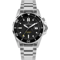 Jacques Lemans Hybromatic Metallband massiv Edelstahl 1-2170G