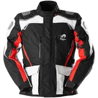 Furygan Apalaches, Textiljacke wasserdicht - Schwarz/Hellgrau/Rot - L