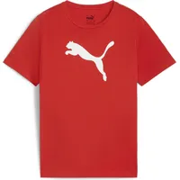 Puma Teamrise Logo Jersey Cotton Jr Puma red/PUMA white
