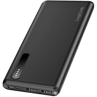 Logilink Powerbank 8000 mAh, 2x USB-A, 2-in-1-Kabel (8000 mAh),