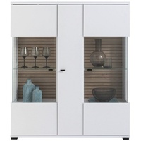 LIV'IN Highboard ROVIGO (BHT 70x197x37 cm) - Weiß -