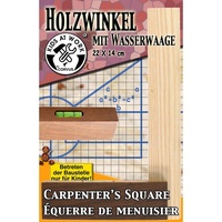 Corvus A600012 - Kids at Work, Holzwinkel mit Wasserwaage,