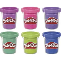 PLAY-DOH Funkelknete Knete 6 Pack 340 g