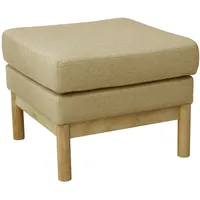 Svita Hocker Sitzbank Flur Fußstütze Schminktisch Stuhl Beige/Natur