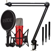 RØDE Microphones Rode NT1 Signature Red Mikrofon mit Gelenkarm,