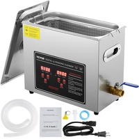 Vevor Ultraschallreiniger Ultraschall Edelstahl-Reinigungsgerät 349 W, 6 L Ultraschallreinigungsgerät