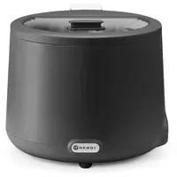 HENDI UNIQ, Suppenkessel, Speisewärmer, Schwarz