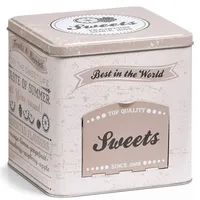 Zeller Süßigkeitendose eckig rosa 15 x 15 x 15,2