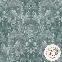 Laura Ashley Vliestapete Apolline Jade Green Grün, FSC®
