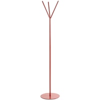 Haku-Möbel HAKU Möbel Kleiderständer 47499 rot Metall 3 Haken