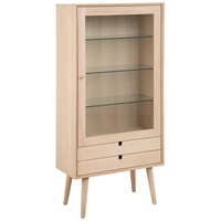 XXXLutz Xxxl Vitrine Century, Eiche, Holz, Glas, Holzwerkstoff, Eiche,