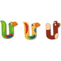 Scratch Holzbuchstabe U