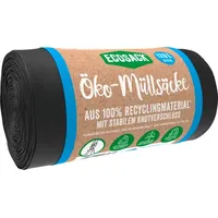Ecosack® Öko-Schwerlastsäcke 120,0 l schwarz 35 μm, 24 St.